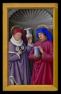 Saints Cosmas and Damian, by Jean Bourdichon