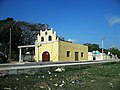 Iglesia principal de Santa Cruz Palomeque.