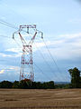 Pylône de type Chat 400 kV 1 terne.