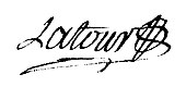 signature de Jean-Pierre Latour