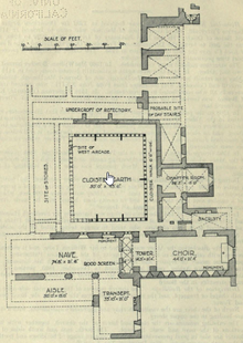 An architectural plan of the ground floor