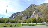 Stade de football de Ger (Hautes-Pyrénées).