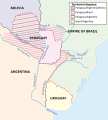Image 40Territorial disputes between Paraguay and its neighbors, 1864 (from History of Paraguay)