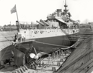 USS Oregon, by the Detroit Publishing Company