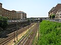 Vallo ferroviario verso la via Casilina