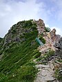 Mount Higashi-Tengu, the highest peak of the Kita-Yatsugatake Mountains