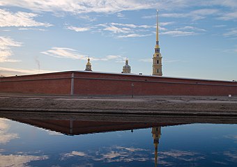 Вид на Головкин бастион с севера