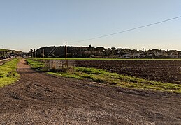 תל בירה – מבט מצפון על התל השוכן ממזרח לקיבוץ יסעור