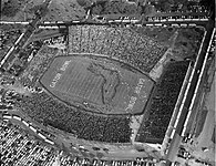 Aerial view of the 1954 Gator Bowl