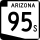 State Route 95S Spur marker