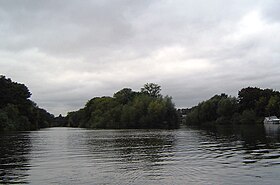 Vue de l'île, le 26 août 2008.