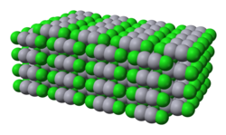 Struktur von Quecksilber(I)-chlorid