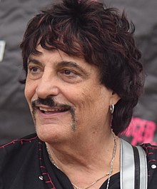 Carmine Appice at a Breast Cancer Can Stick It! fundraiser near Dallas, Texas, in October 2015