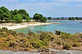 Praias preto da punta e alto do Carreirón, na Illa de Arousa.