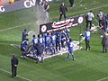 Chelsea celebrate Carling Cup victory