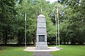 The monument on New Echota Historic Site honors those Cherokee who died on the Trail of Tears.