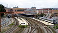 The train station in Aalborg (view towards the railways)