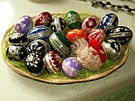 Easter eggs are a popular cultural symbol of Easter