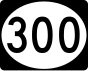 Puerto Rico Tertiary Highway 300 marker