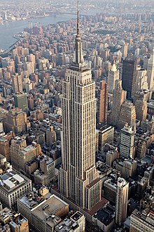 Empire State Building in New York City by Shreve, Lamb & Harmon (1931)
