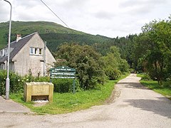 Entrance to Lochgoilhead Arboretum, Argyll Forest Park