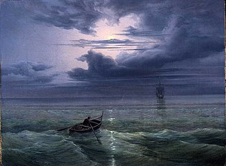 Moonlight on the Gulf of Salerno (1827)