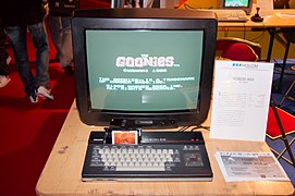 Title screen of The Goonies in a VG 8020/19