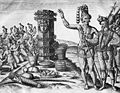 Image 6Timucua Indians at a column erected by the French in 1562 (from History of Florida)