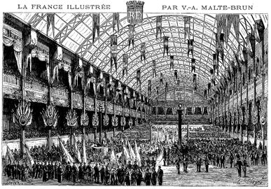 Interior of the Palais de l'Industrie