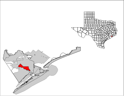 Location of La Marque, Texas