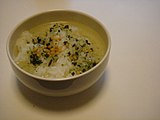 Ochazuke, green tea over rice