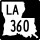 Louisiana Highway 360 marker