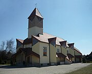 Catholic Church of St. Paul, completed in 2000, in Madárdomb neighbourhood