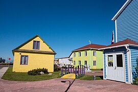 Houses in Miquelon village