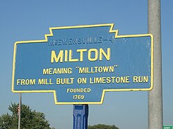 Official logo of Milton, Pennsylvania