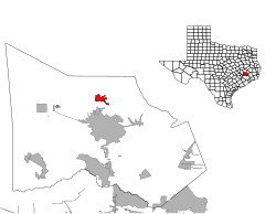 Location within Montgomery county