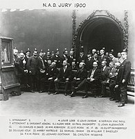 National Academy of Design jury, 1900. Watrous is #21.