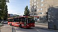 Nobinan Volvo B12BLE 8500LE 6900 linjalla 749 Liljeholmenissa, Tukholmassa 1.9.2021.