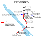 Map of the Novosibirsk Metro.