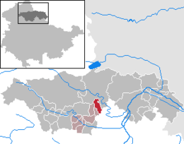 Oberbösa – Mappa