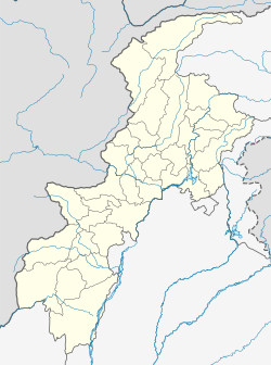 A map of Pakistan