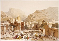 Festival (male) at Poormandal, near Jammu in 1846, from a sketch by Charles Hardinge