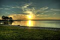 Image 8A view of Lake Neusiedl, which straddles the Austrian–Hungarian border