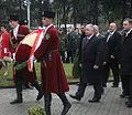 Visit of the late Polish President Lech Kaczyński to Georgia. Poland and Georgia maintain close relations.