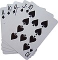 Royal straight flush in spades