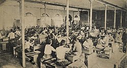 Tobacco factory in Samsun, 1910.