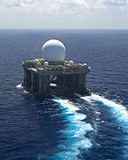 Sea-based X-band Radar underway at sea
