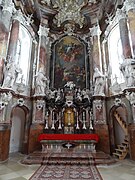 Altar de la iglesia de la abadía