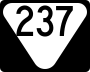 State Route 237 marker