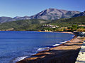 Saint-Florent - Plage de l'Ospédale vers le blockhaus